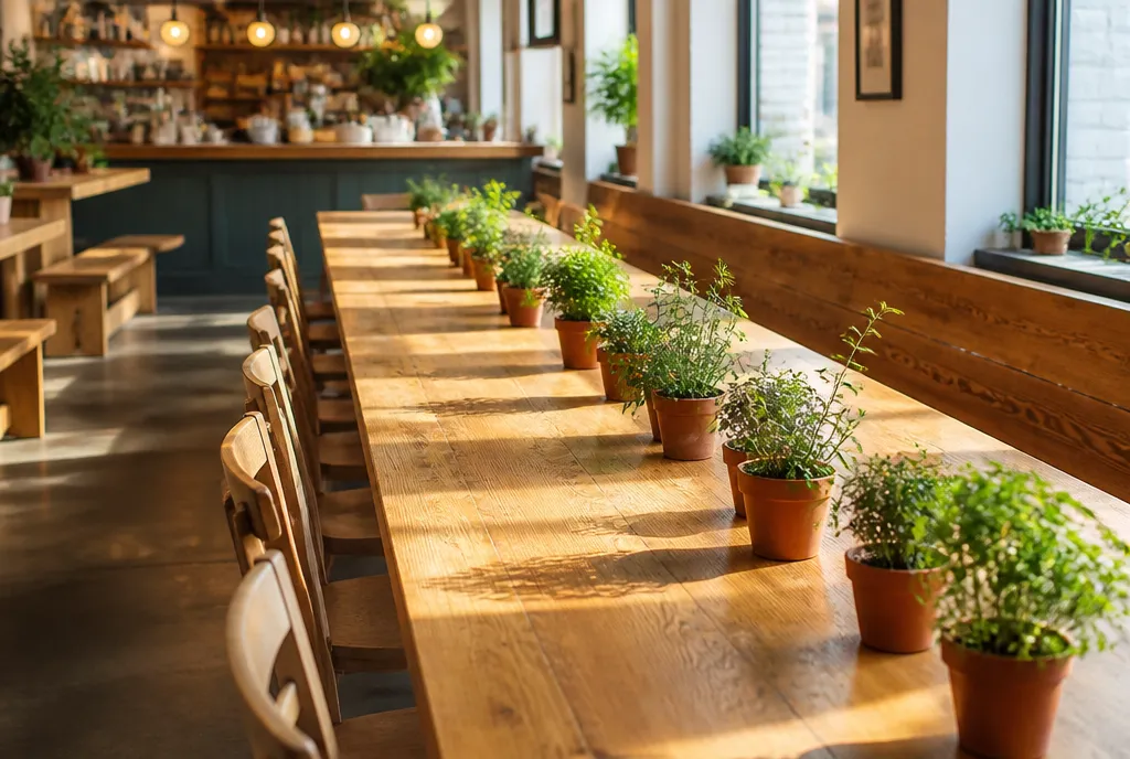Communal tables we supply