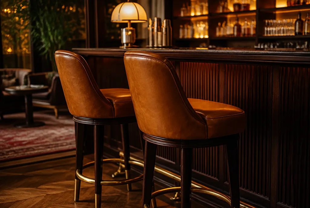 Leather bar stools we supply