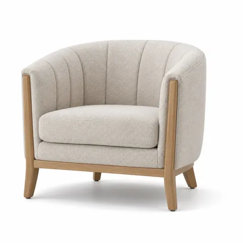 Ivory Arc Armchair