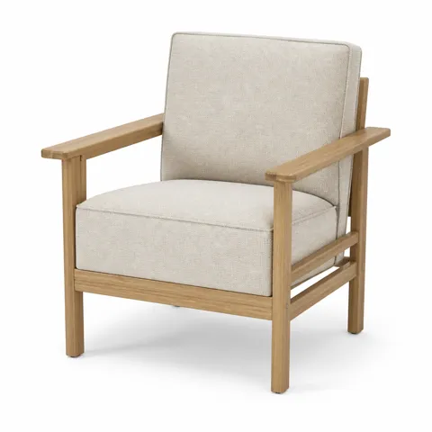 Ivory Field Armchair