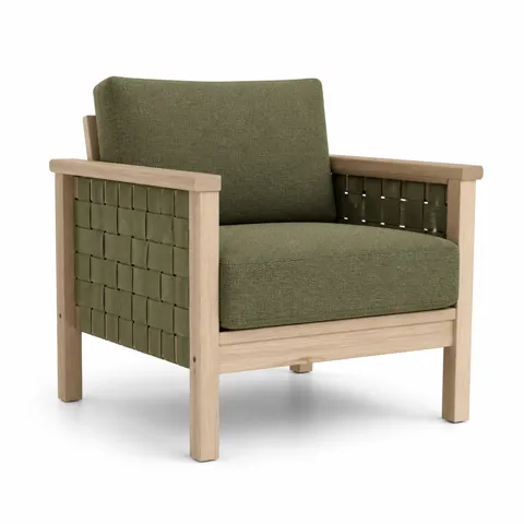 Sage Weave Armchair