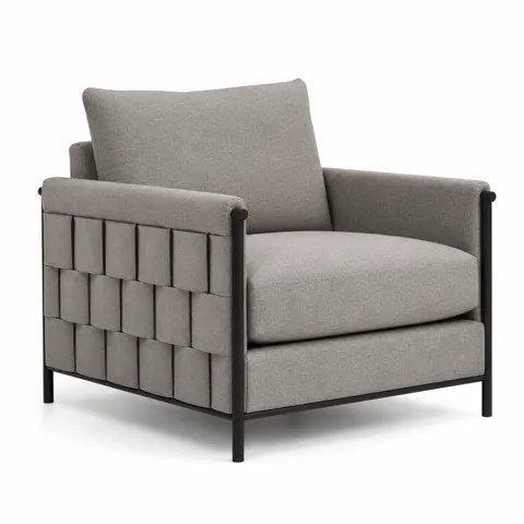 Slate Weave Armchair