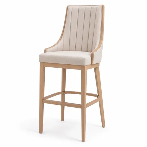 Ivory Bloom Barstool