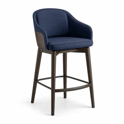 Indigo Bloom Barstool