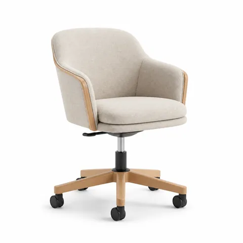 Ivory Arc Desk Chair