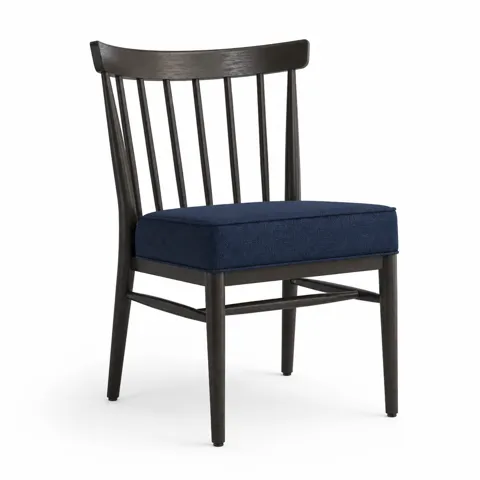 Indigo Bloom Dining Chair