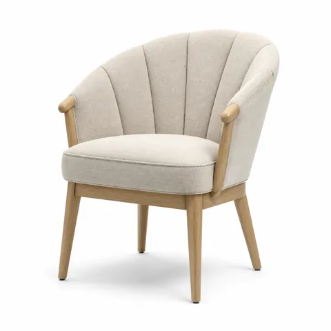 Ivory Weave Dining Chair