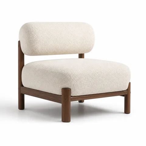 Ivory Meadow Lounge Chair