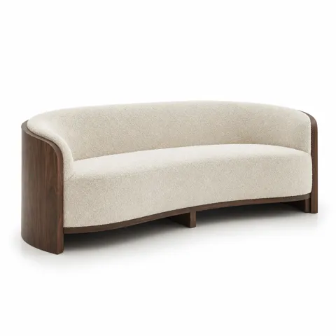 Ivory Arc Sofa