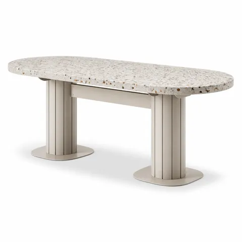 Ivory Arc Table