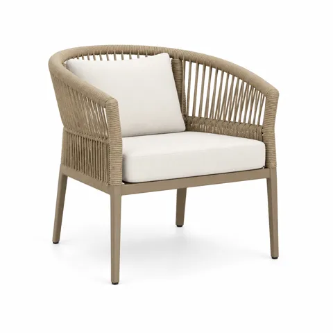 Ivory Weave Outdoor Armchair