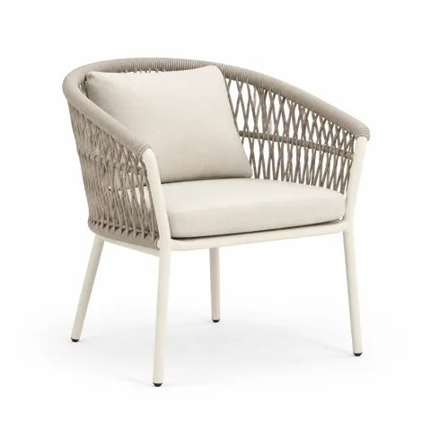 Ivory Crest Outdoor Armchair