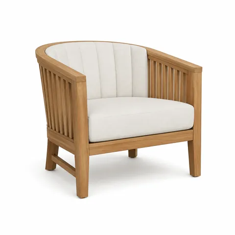 Ivory Arc Outdoor Armchair