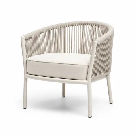 Ivory Bloom Outdoor Armchair