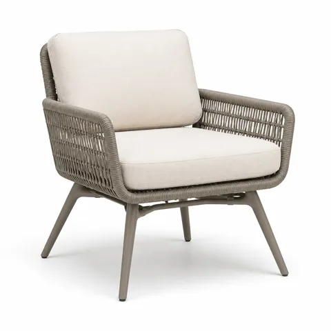 Ivory Meadow Outdoor Armchair