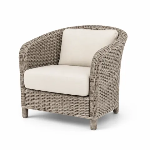 Ivory Hollow Outdoor Armchair