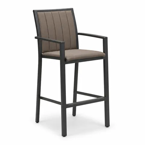 Slate Arc Outdoor Barstool