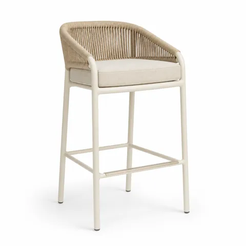 Ivory Bay Outdoor Barstool