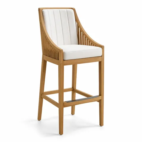 Ivory Bend Outdoor Barstool