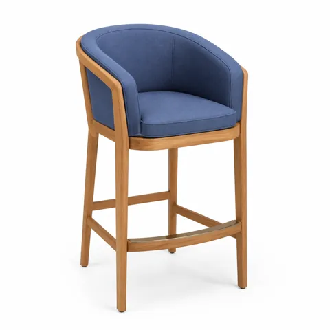 Indigo Arc Outdoor Barstool