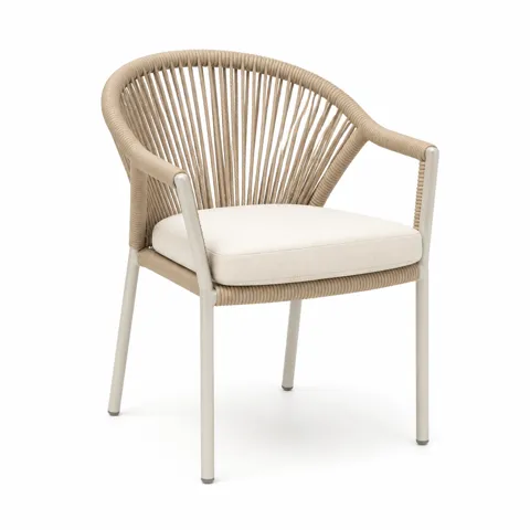 Ivory Wing Outdoor Dining Chair