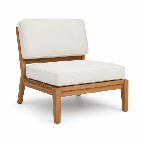 Ivory Meadow Outdoor Lounge Chair