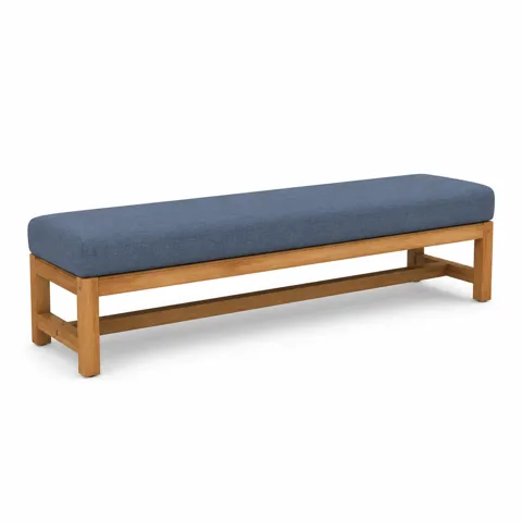 Indigo Crest Outdoor Ottoman