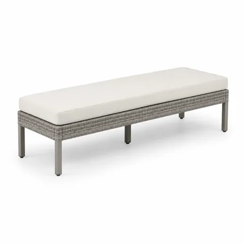 Ivory Harbor Outdoor Ottoman