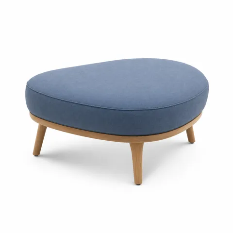 Indigo Dune Outdoor Ottoman