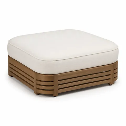 Ivory Bridge Outdoor Ottoman
