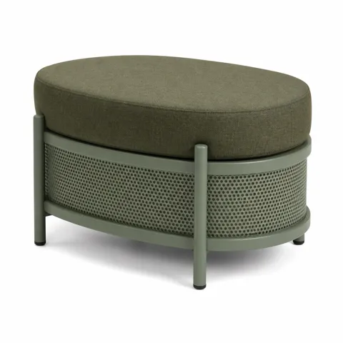 Sage Arc Outdoor Ottoman