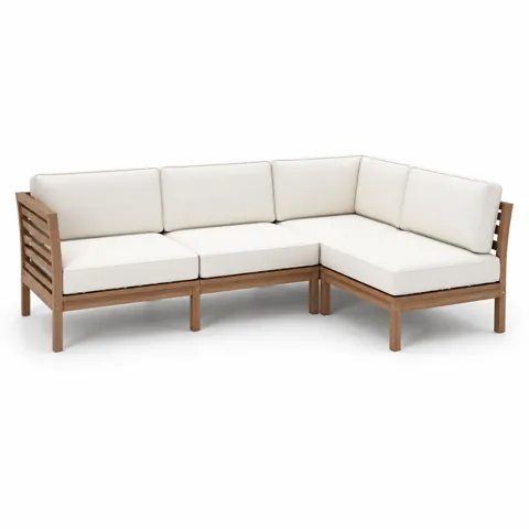 Ivory Wave Outdoor Sectional