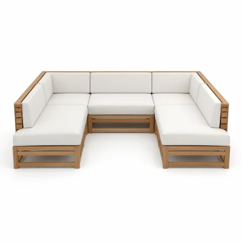 Ivory Bloom Outdoor Sectional