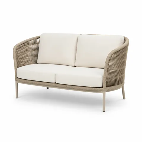 Ivory Weave Outdoor Sofa