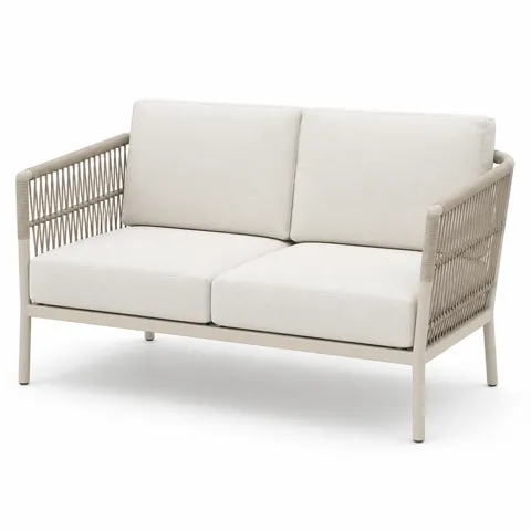 Ivory Hollow Outdoor Sofa